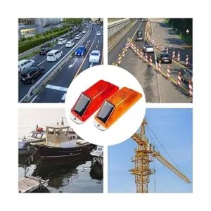 2 luces de tráfico solares estroboscópicas de advertencia_6