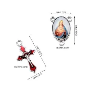 24 unids12 Unidades de color mezclado esmalte de rosario_2