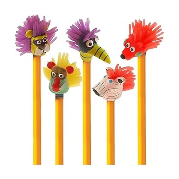 ArtCreativity Juego de 12 lápices de animales salvajes_4