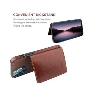 KIHUWEY Compatible con iPhone 13 Pro Funda tipo cartera_5