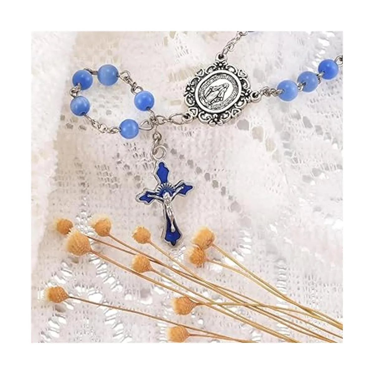 24 unids12 Unidades de color mezclado esmalte de rosario_7