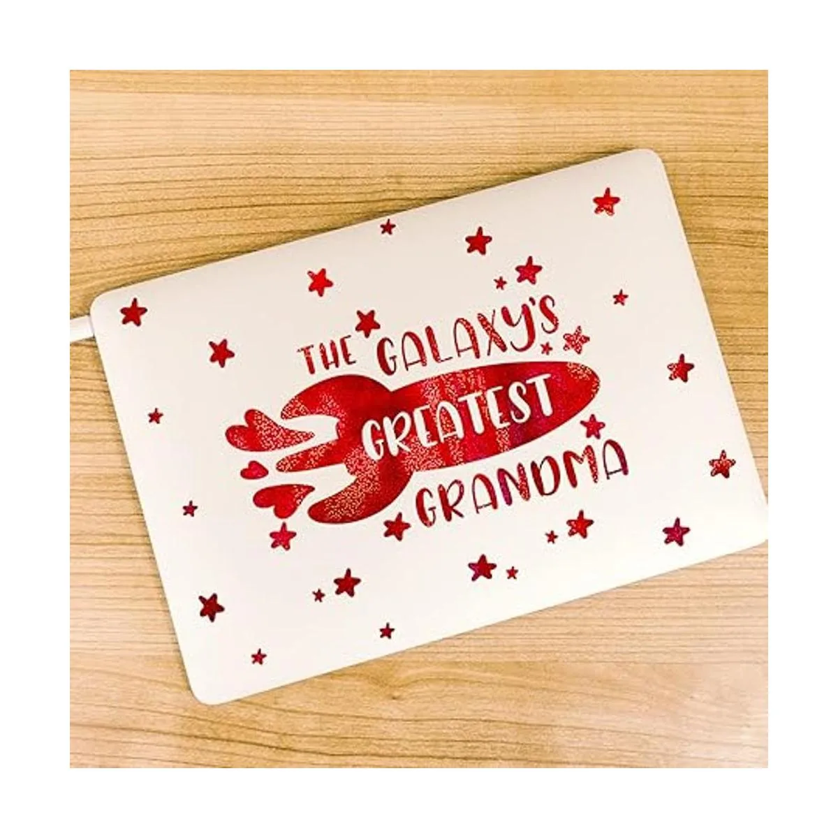 GIRAFVYINL Rollo de vinilo holográfico rojo de 12 x 10_2