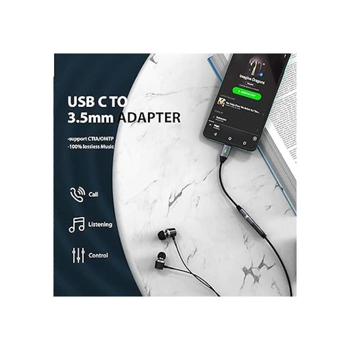 Stouchi Adaptador de dongle USB C a 0.138 in 2_2