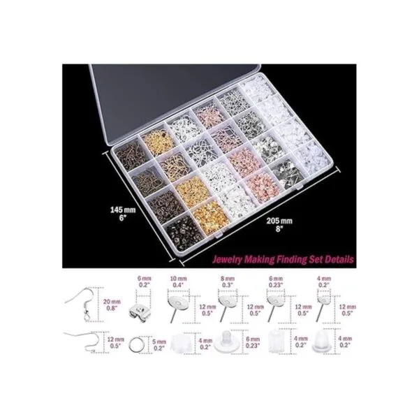 Shynek Kit de fabricación de aretes 2343 piezas de_3