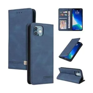 FEPULI Funda con tapa y tarjetero Azul Patchwork Sólido_2