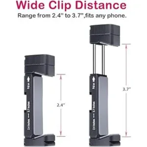 Soporte de trípode de metal para teléfono con zapata fría_3