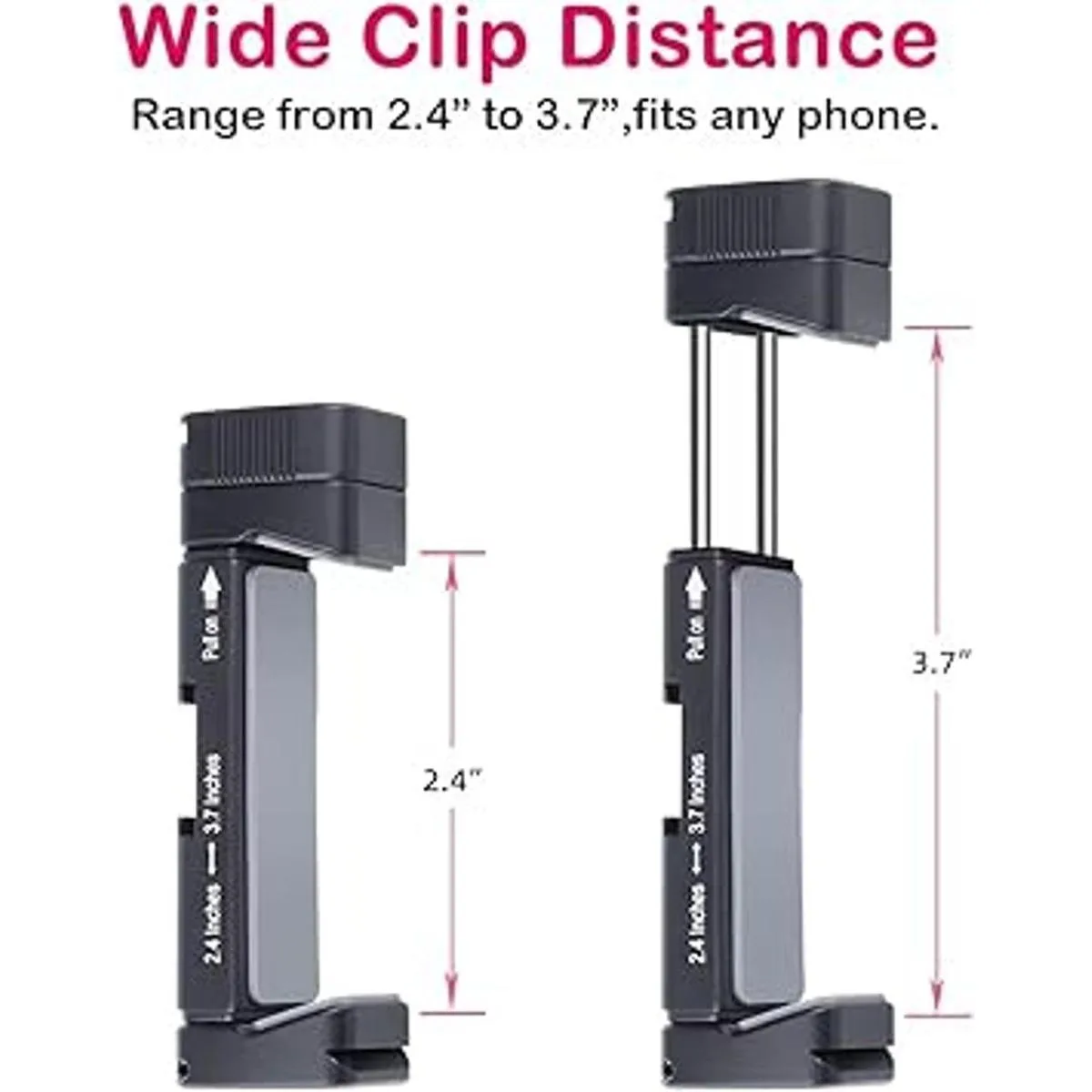 Soporte de trípode de metal para teléfono con zapata fría_3