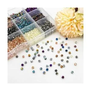 JEBBO 1800 cuentas de cristal de bicona de 0.44 pulgadas_6