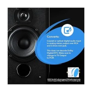 Orei DA21X convertidor de audio digital a analógico SPDIF_5