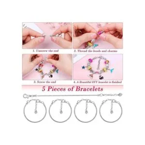 Thrilez Kit de fabricación de pulseras para niñas kit de_4