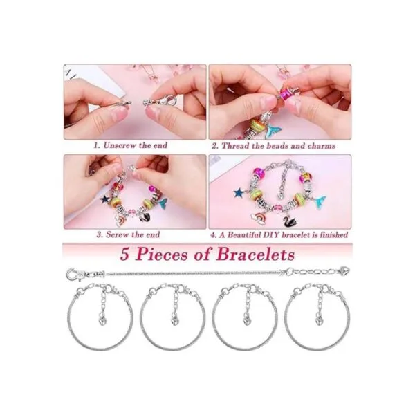 Thrilez Kit de fabricación de pulseras para niñas kit de_4