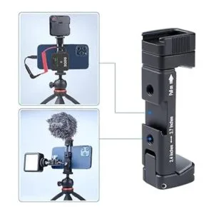 Soporte de trípode de metal para teléfono con zapata fría_6