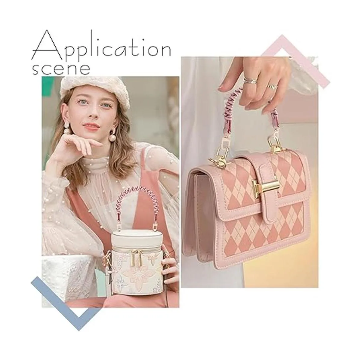 PandaHall Manijas cortas trenzadas para bolso de_3