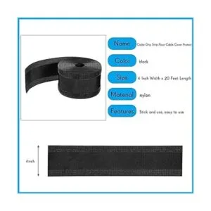 Cubiertas de cable de suelo cubierta de cable de 20 pies_3