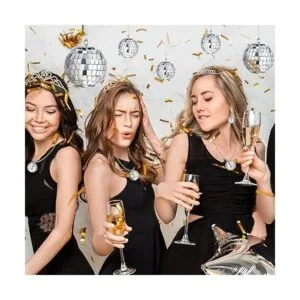 20 piezas de espejo colgante bola de discoteca de cristal_5