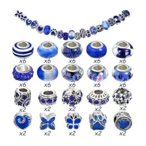 80 cuentas europeas surtidas de agujeros grandes cuentas_2