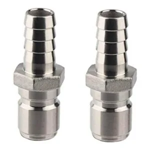 ProMaker 2 conectores macho de acero inoxidable de_1