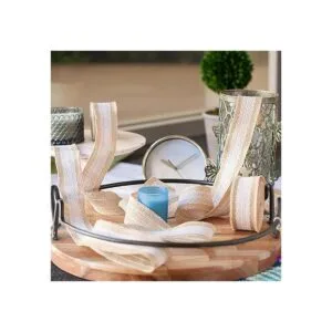 HUJI Arpillera de yute natural de calidad superior con_6