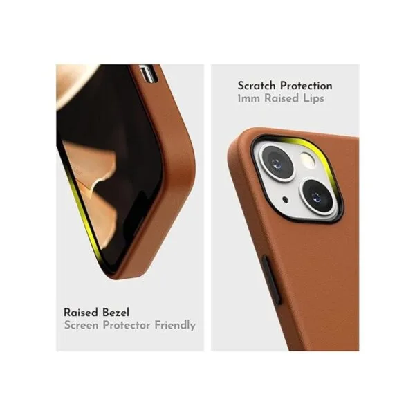 SURPHY Funda de piel sintética compatible con iPhone 13_4