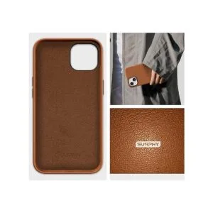 SURPHY Funda de piel sintética compatible con iPhone 13_3