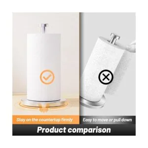 VEHHE Soporte para toallas de papel soporte para rollo de_6