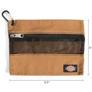 Dickies Juego de 3 bolsas pequeñas de lona con cremallera_6