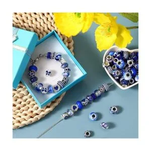 80 cuentas europeas surtidas de agujeros grandes cuentas_5