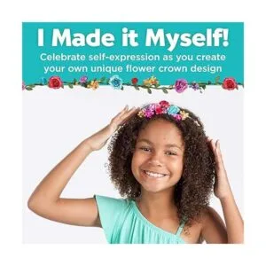 Creatividad en coronas de flores para niños._3