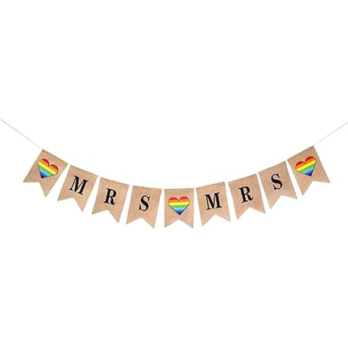 Mandala Crafts Cartel de arpillera para decoraciones de_1