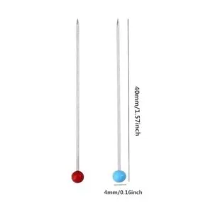 1200 pines de costura multicolor con cabeza de perla de_2