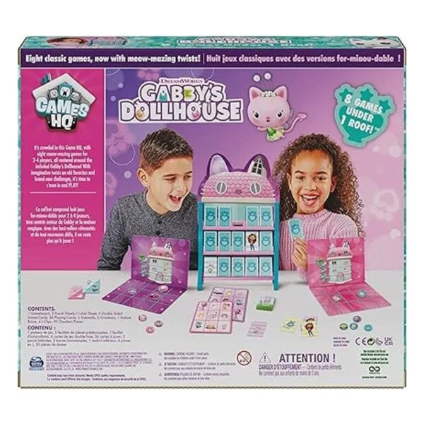 Gabbys Dollhouse Games HQ Checkers Tic Tac Toe Memory_5