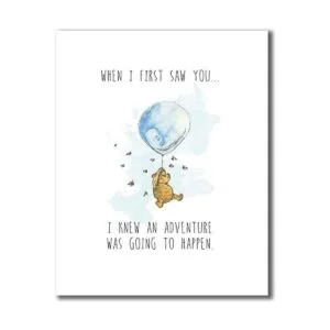 Winnie the Pooh impresiones de arte Conjunto de cuatro_5