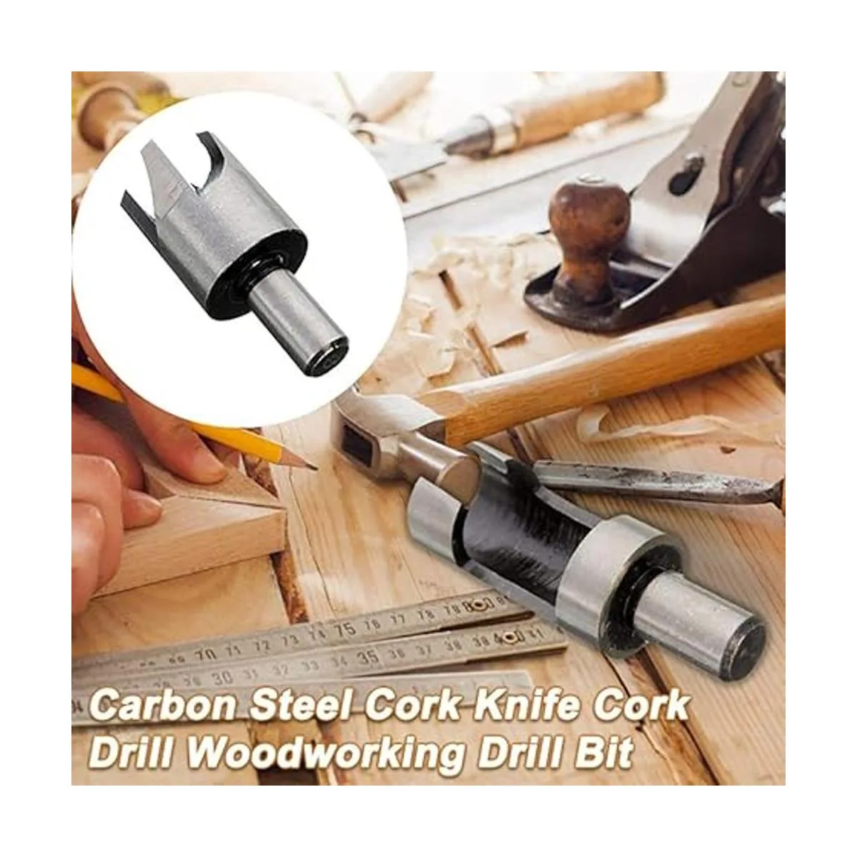 Baorder Juego de 8 brocas de madera con revestimiento de_6