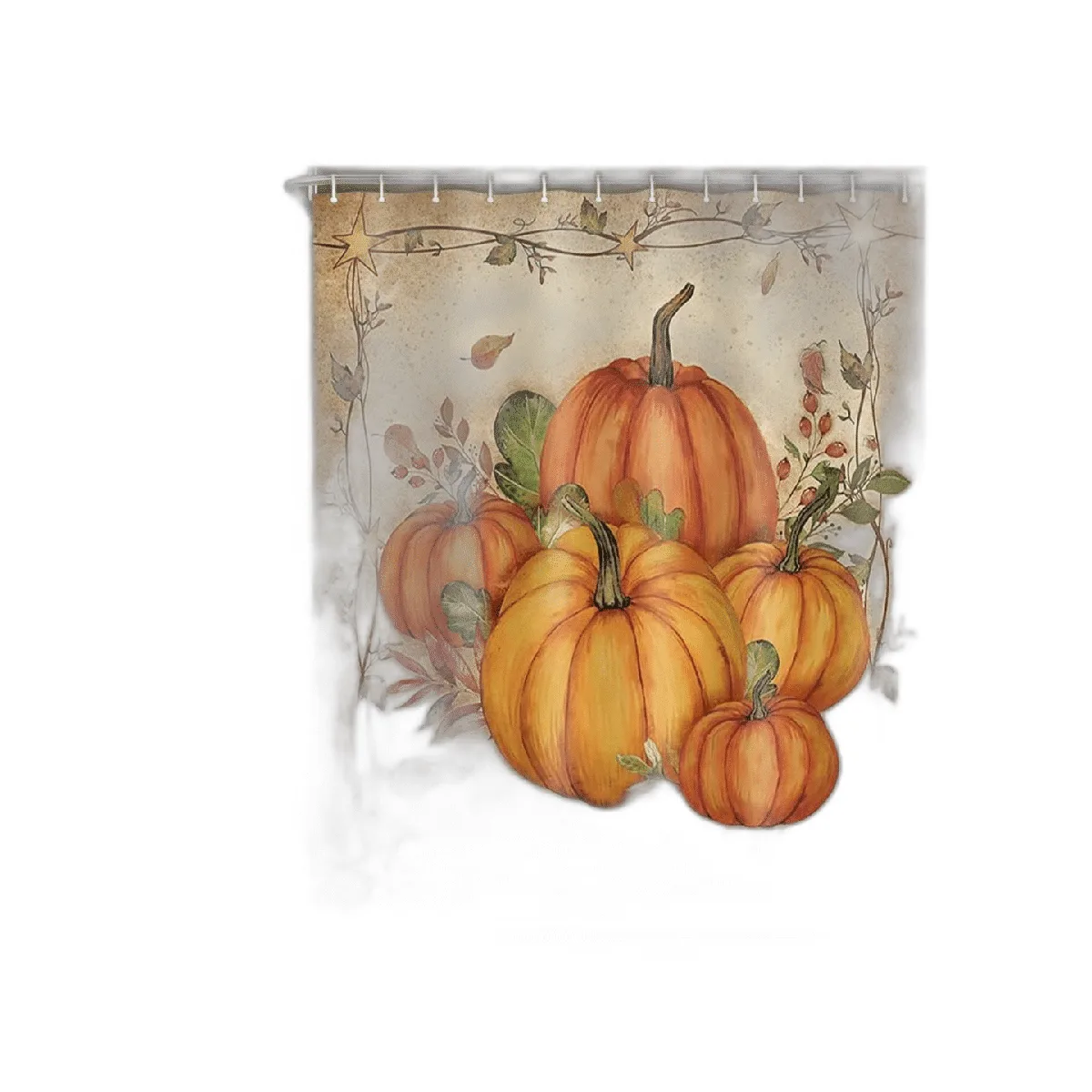 Cortinas de ducha de otoño para baño juego de cortinas de_1