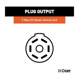 CURT 56415 Conector de repuesto de 7 pines con bloqueo_5