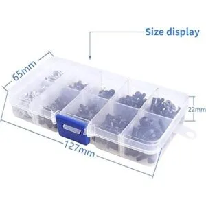 Kit de 352 tornillos RC con bandeja de tornillos de 0.669_3
