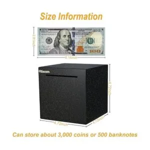 hicocool Piggy Bank for s Must Break to Open Stainless_2