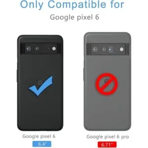 Kowauri Funda para Google Pixel 6 de piel sintética con_2