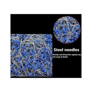 1200 pines de costura multicolor con cabeza de perla de_6