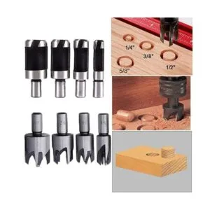 Baorder Juego de 8 brocas de madera con revestimiento de_4