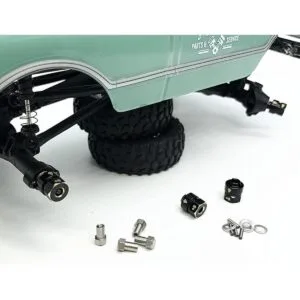 Treal Espaciadores de rueda de latón extendidos para SCX24_4