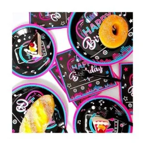 Juego de 96 piezas de suministros para fiestas con_5