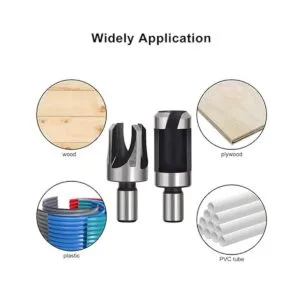 Baorder Juego de 8 brocas de madera con revestimiento de_3