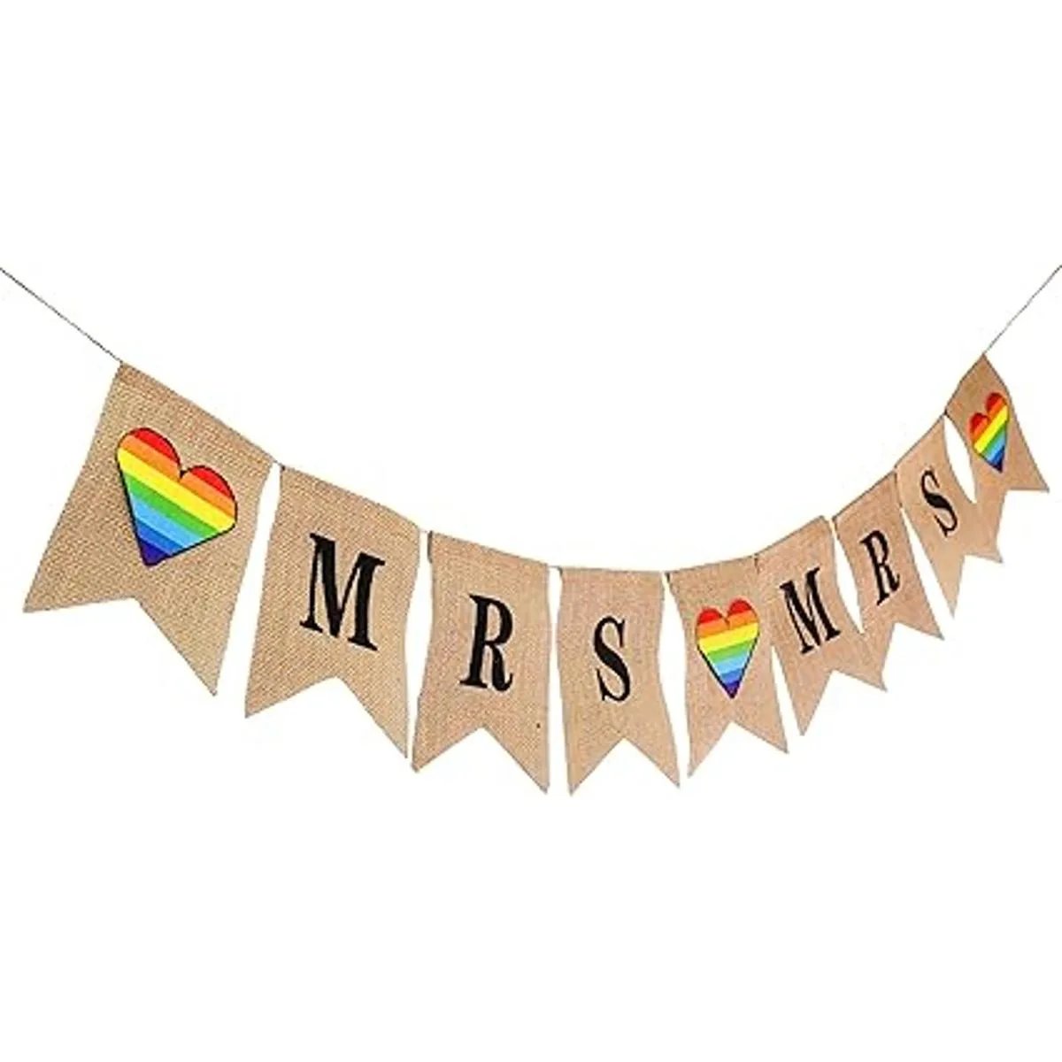 Mandala Crafts Cartel de arpillera para decoraciones de_2