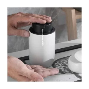 Dispensador de jabón de manos para baño Decro botellas_4