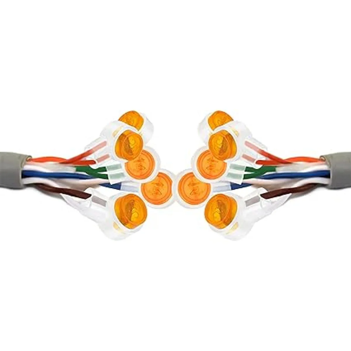 UY Paquete de 200 conectores de cable UY impermeables_7