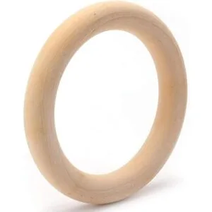 Yesland 40 anillos de madera maciza natural de 2.756 in_4