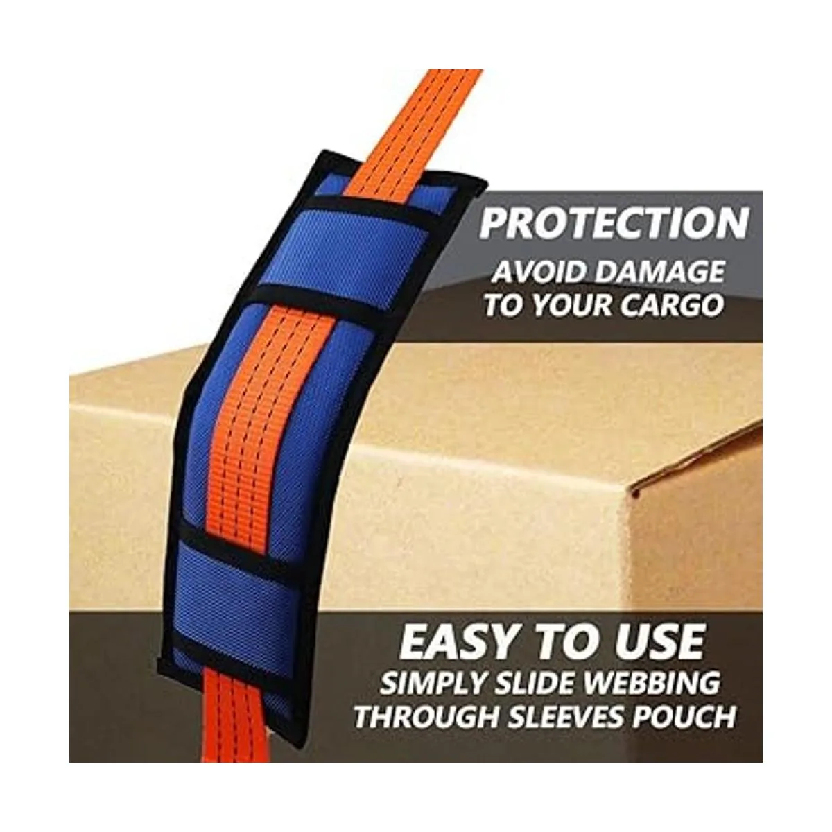 Feliey Ratchet Strap Protector Sleeve Universal Tie Down_5