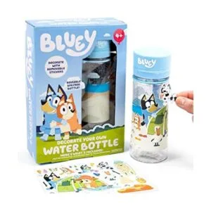Bluey Decora tu propia botella de agua calcomanías_1