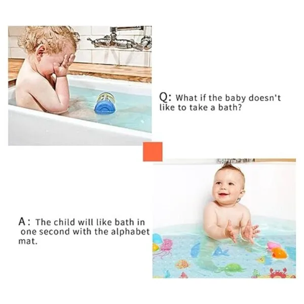 Secopad Tapete de baño para niños para bañera_4